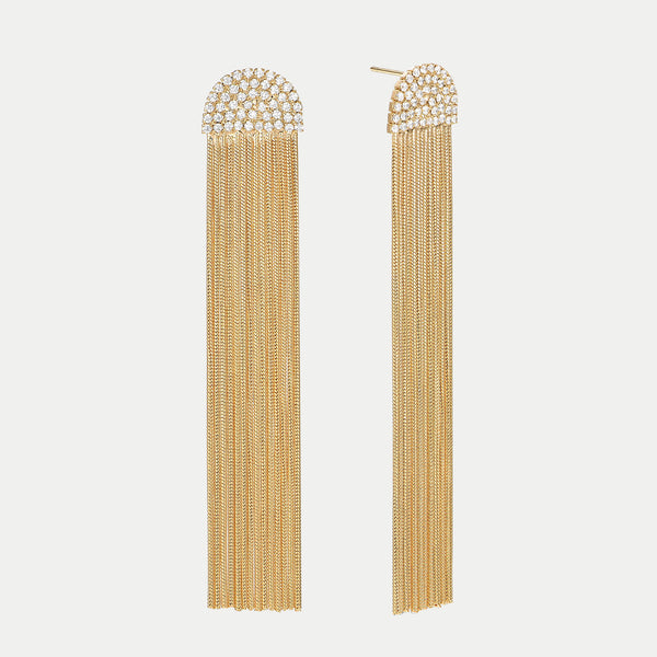 Milana Tassel Drop Earrings