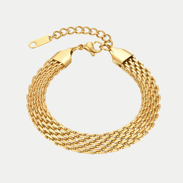 Gold Panther Bracelet