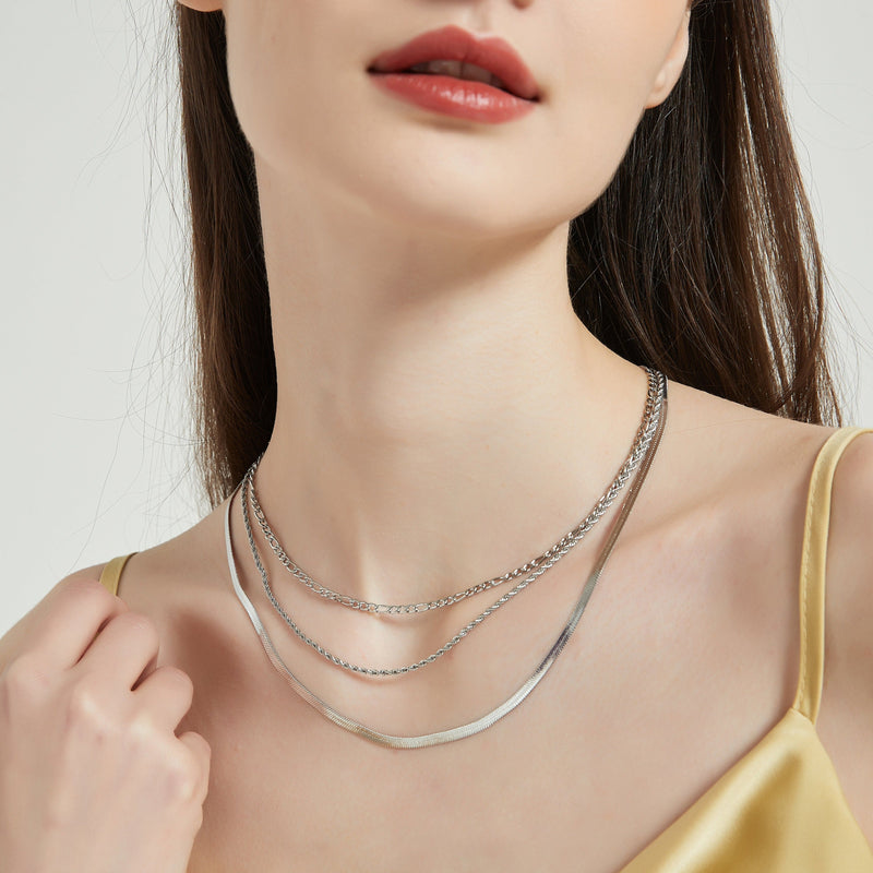 Amy Three-Layered Necklace - BYOUJEWELRY