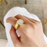 Cecile Shell Ring - BYOUJEWELRY