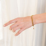 Charlotte Curb Chain Bracelet - BYOUJEWELRY