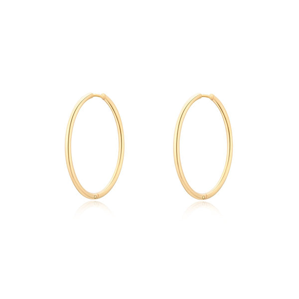 Faye 30mm Hoop Earrings - BYOUJEWELRY