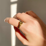 Floria Signet Ring - BYOUJEWELRY