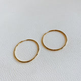 Paris 40mm Hoop Earrings - BYOUJEWELRY