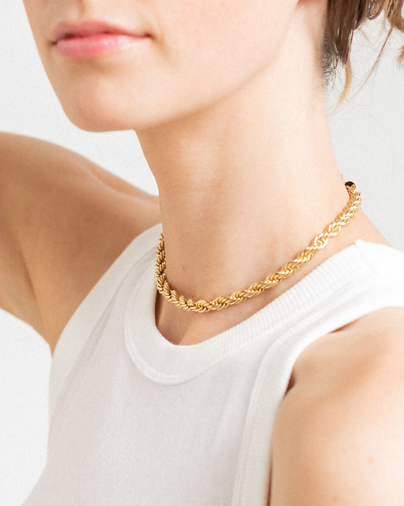 Joelene Rope Twist Chain - BYOUJEWELRY