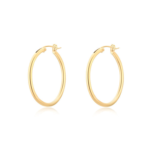 Jude 35mm Hoop Earrings - BYOUJEWELRY