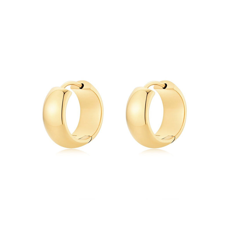 Mia Gold Hoops - BYOUJEWELRY