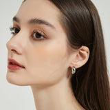 Mia Silver Hoops - BYOUJEWELRY