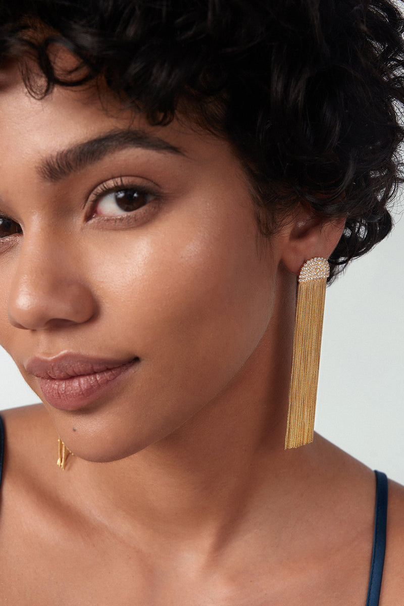 Milana Tassel Drop Earrings