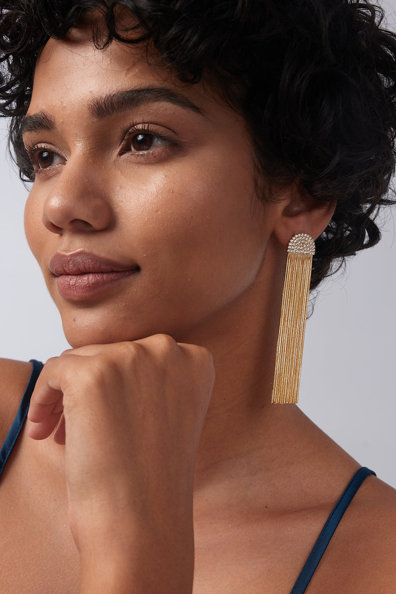 Milana Tassel Drop Earrings