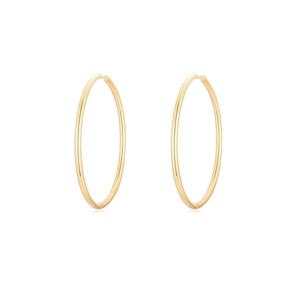 Paris 40mm Hoop Earrings - BYOUJEWELRY