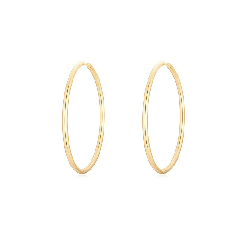 Paris 40mm Hoop Earrings - BYOUJEWELRY