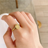 Renee Round Ring - BYOUJEWELRY