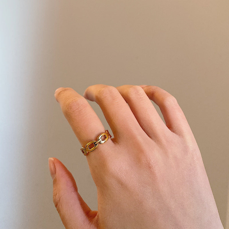 Stella Chain Link Ring - BYOUJEWELRY